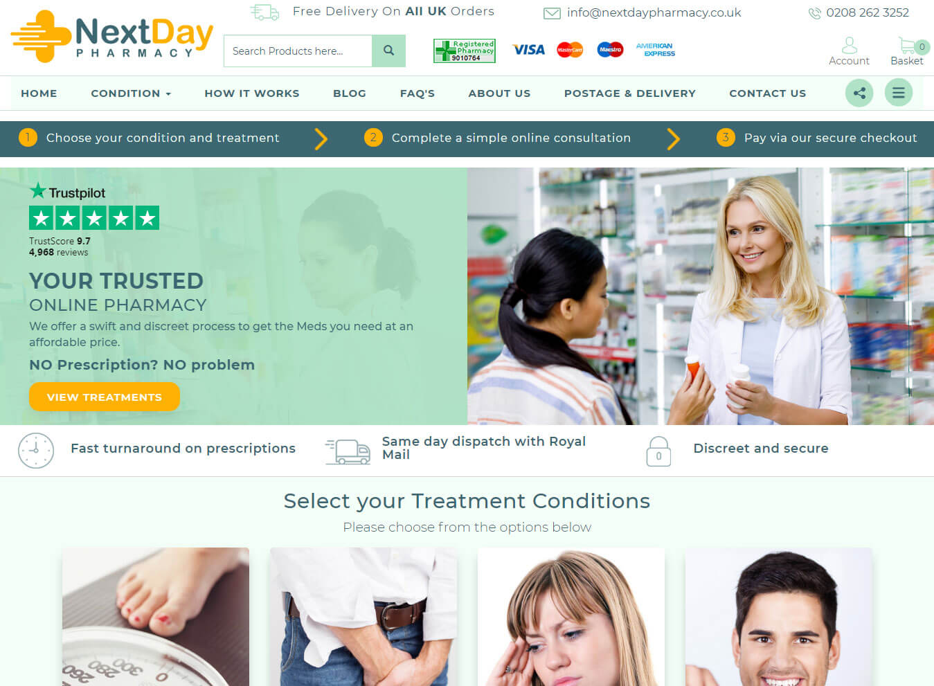 Online pharmacy platform