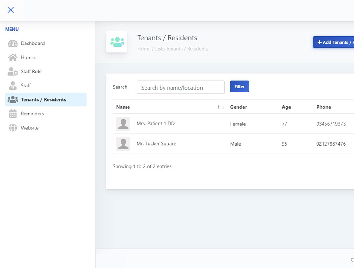 care home management platform 